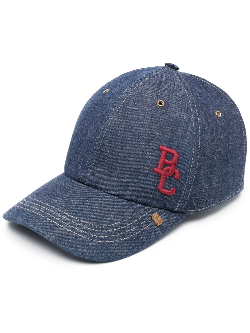 

Brunello Cucinelli gorra con logo bordado - Azul