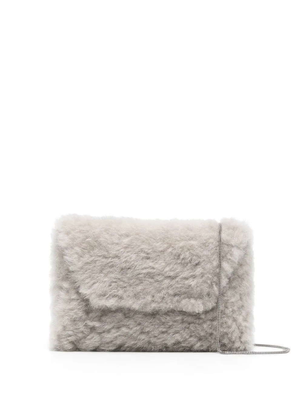 

Brunello Cucinelli fur envelope crossbody bag - Neutrals