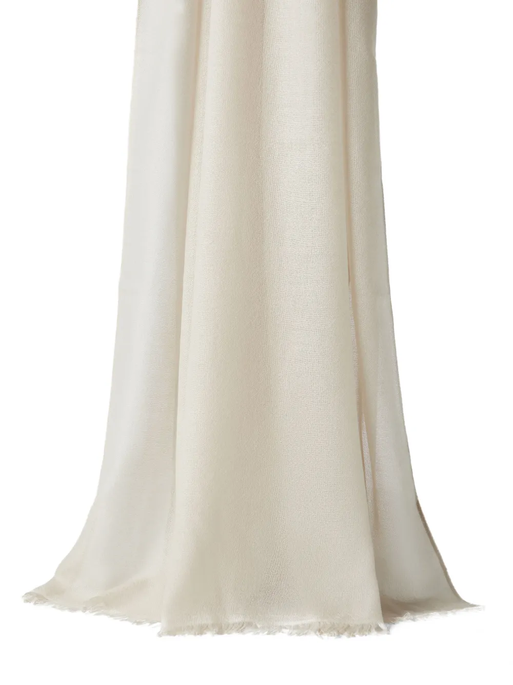 Fine-Knit Frayed Scarf