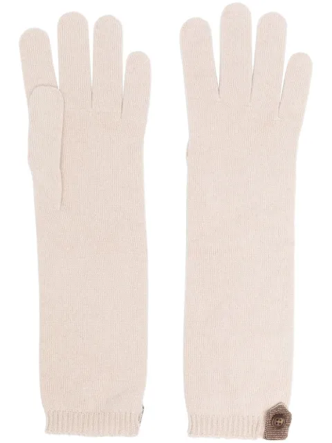 Brunello Cucinelli fine-knit cashmere gloves