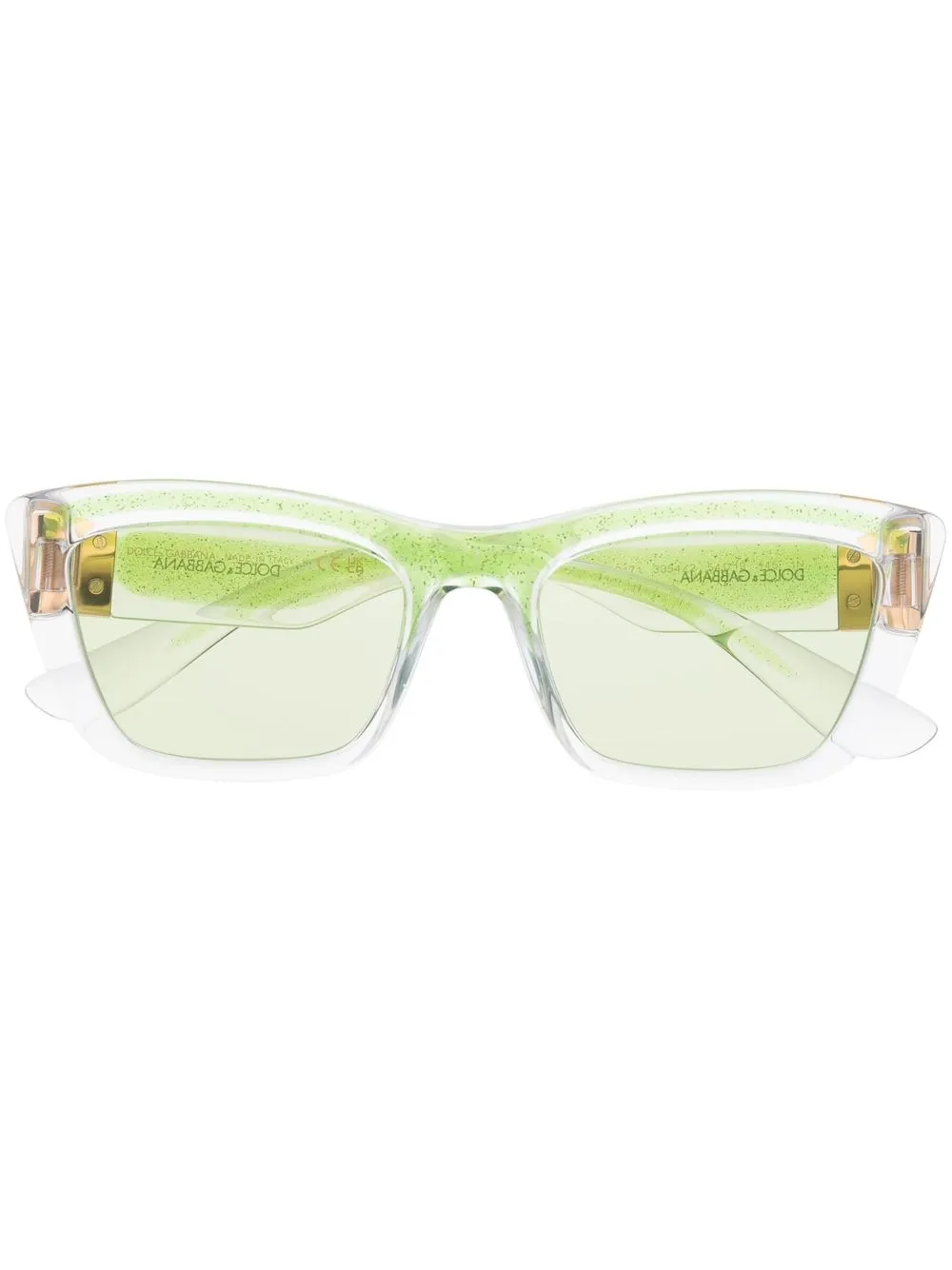 

Dolce & Gabbana Eyewear lentes de sol con armazón cuadrada - Verde