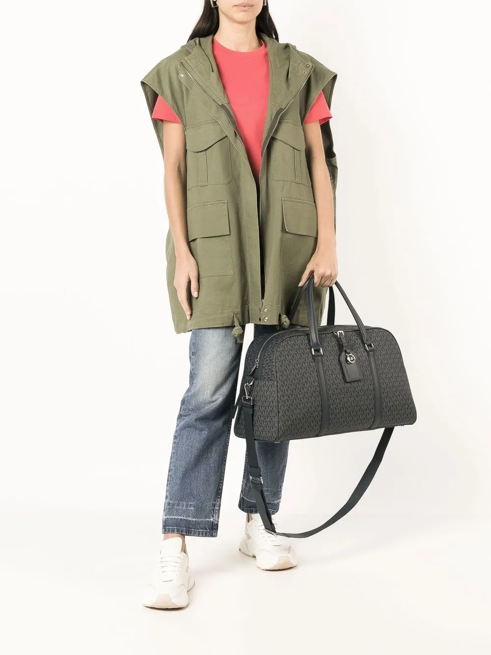 Michael Michael Kors Extra Large Heritage Weekender Bag Farfetch