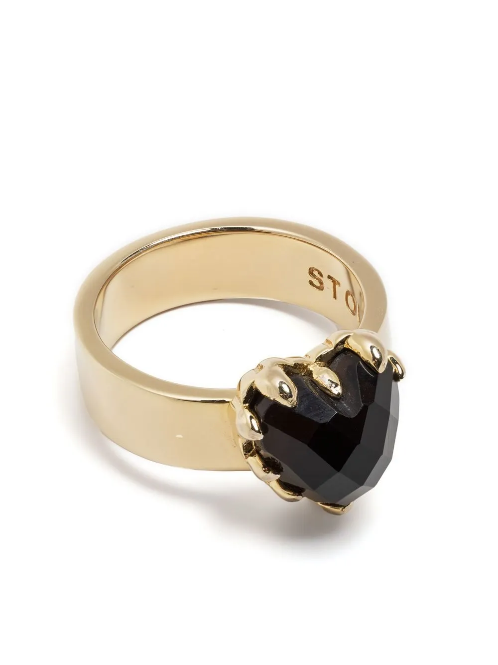 

Stolen Girlfriends Club 9kt gold Love Claw ring