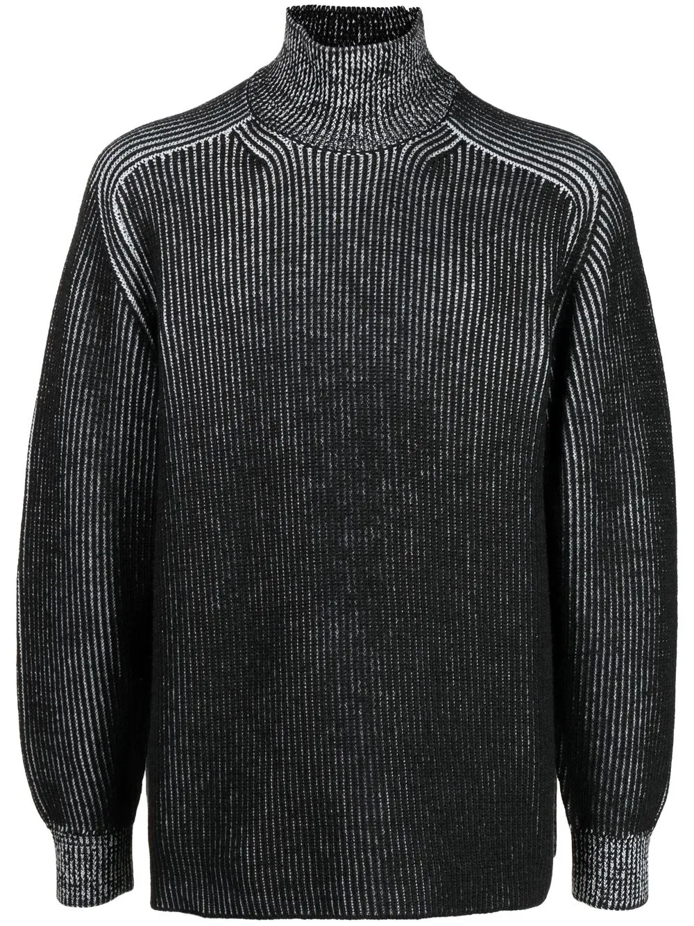 

Fumito Ganryu roll-neck knit jumper - Black