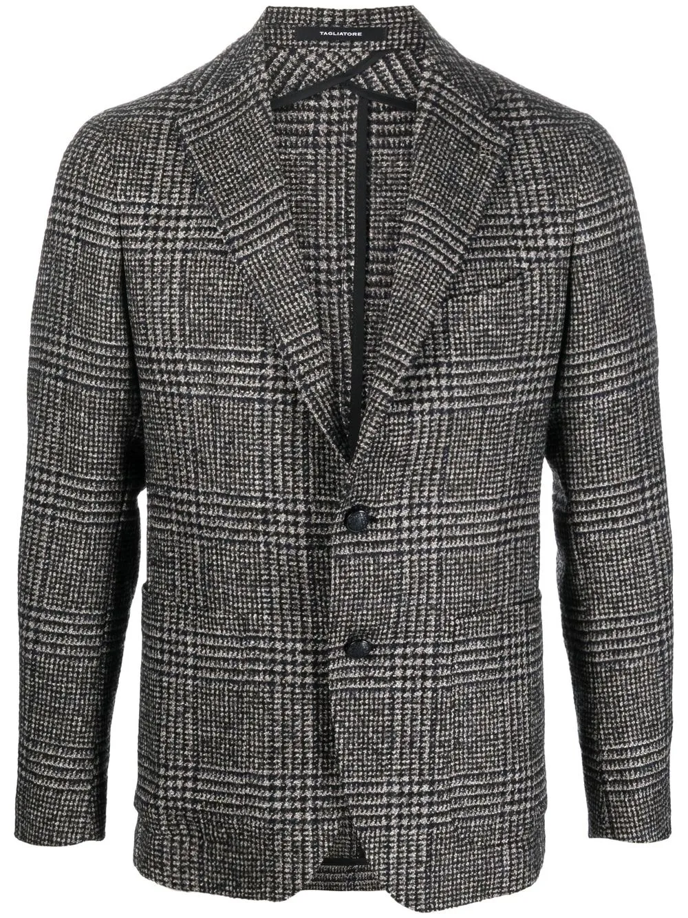 

Tagliatore blazer con motivo de cuadros - Negro