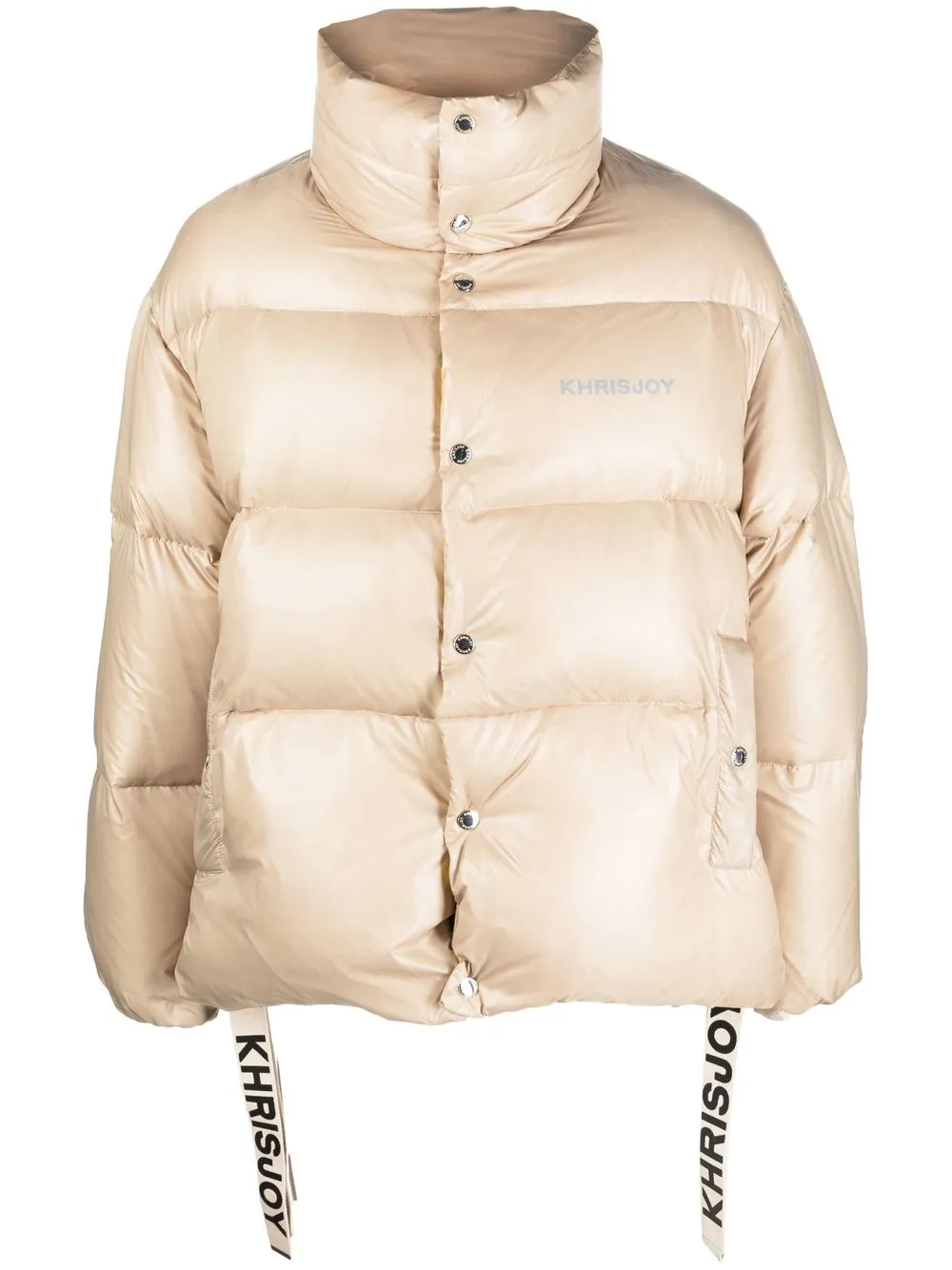 

Khrisjoy logo-print padded jacket - Neutrals