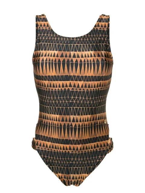 Brigitte traje de baño con estampado gráfico