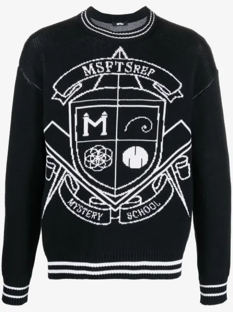 MSFTSrep Pullover mit Intarsien-Logo