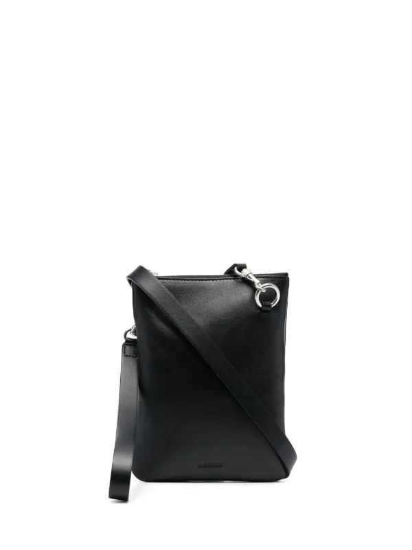 logo-embossed crossbody bag, Jil Sander