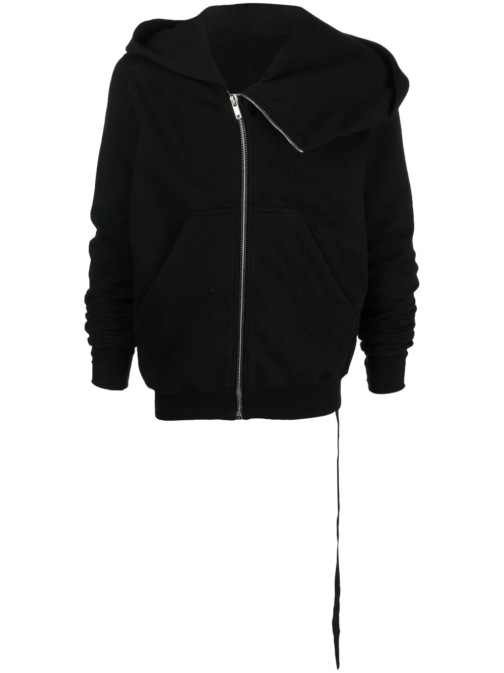 

Rick Owens DRKSHDW zip-front organic cotton hoodie - Black