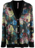 Antonio Marras Weste floral-knit cardigan - Green