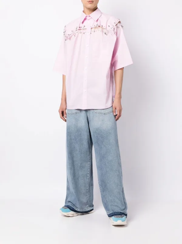 Natasha Zinko wide-leg zip-detail Jeans | Blue | FARFETCH Natasha Zinko wide-leg zip-detail Jeans | Blue | FARFETCH