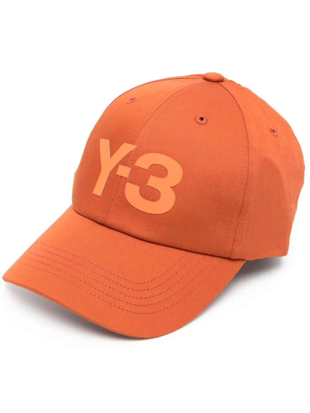 

Y-3 gorra con logo estampado - Naranja