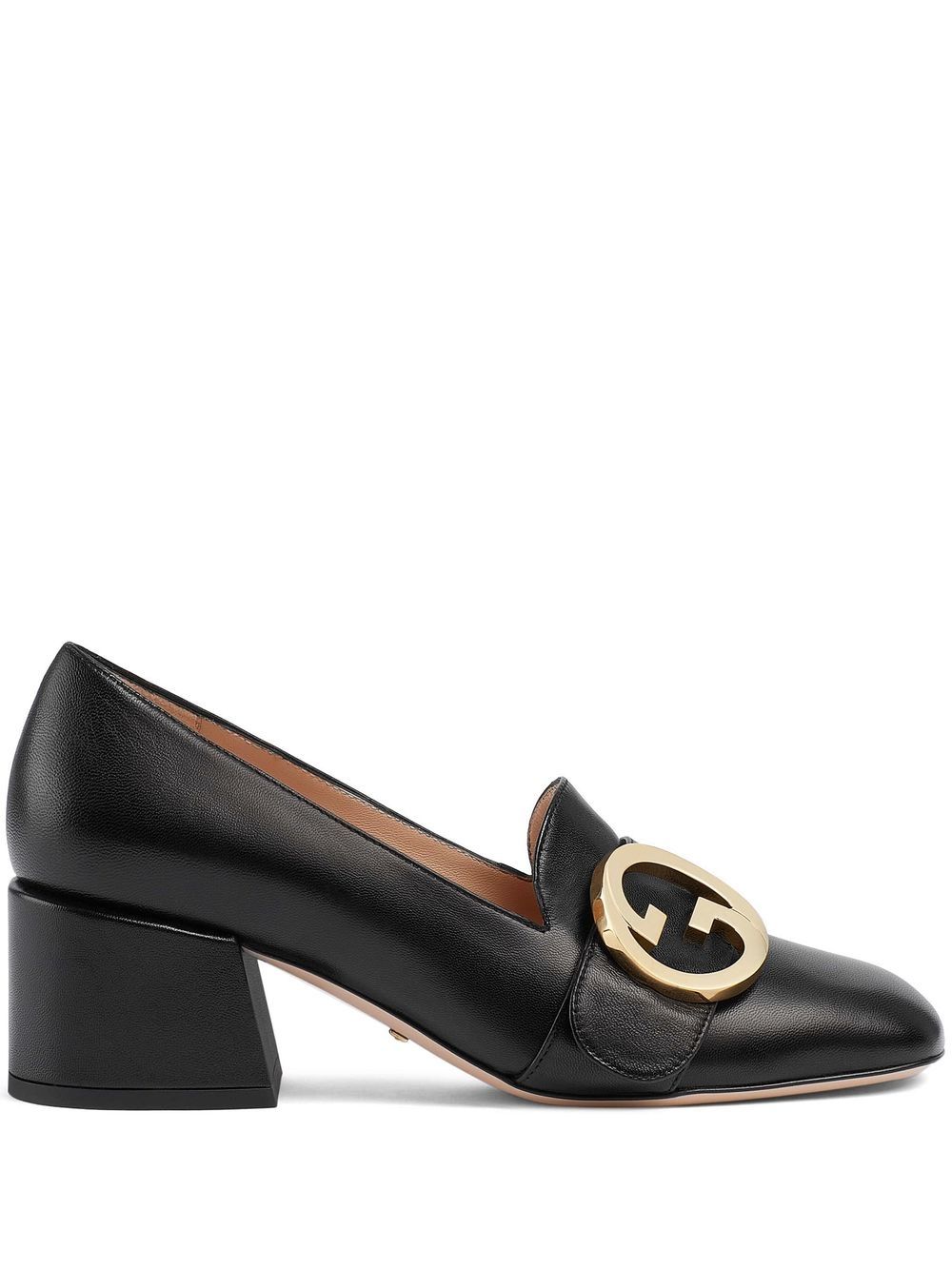 Gucci loafers best sale with heel