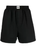 Natasha Zinko boxer style cotton shorts - Black