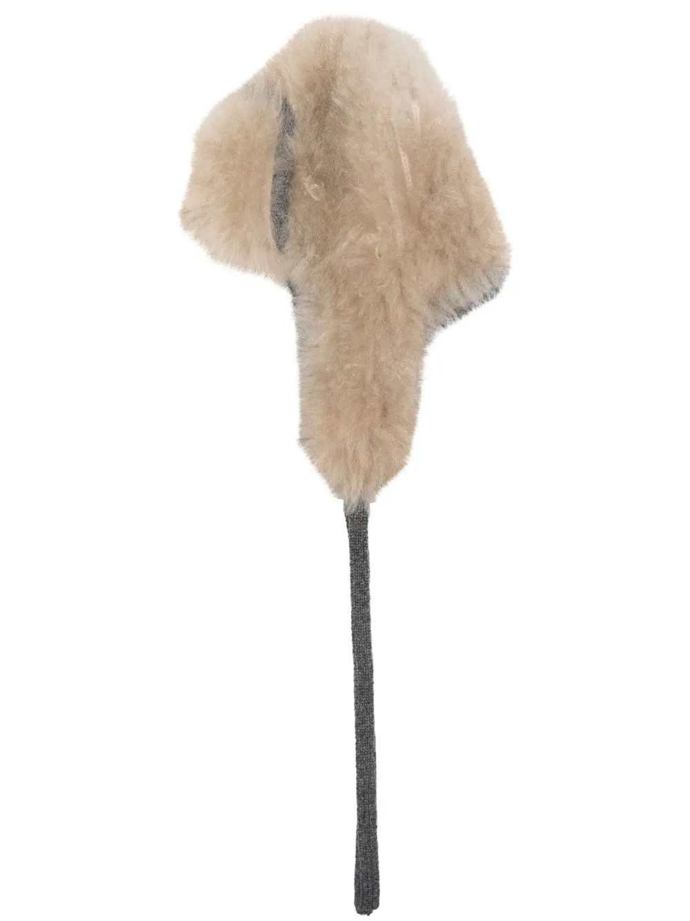 

Brunello Cucinelli cashmere shearling aviator beanie - Brown