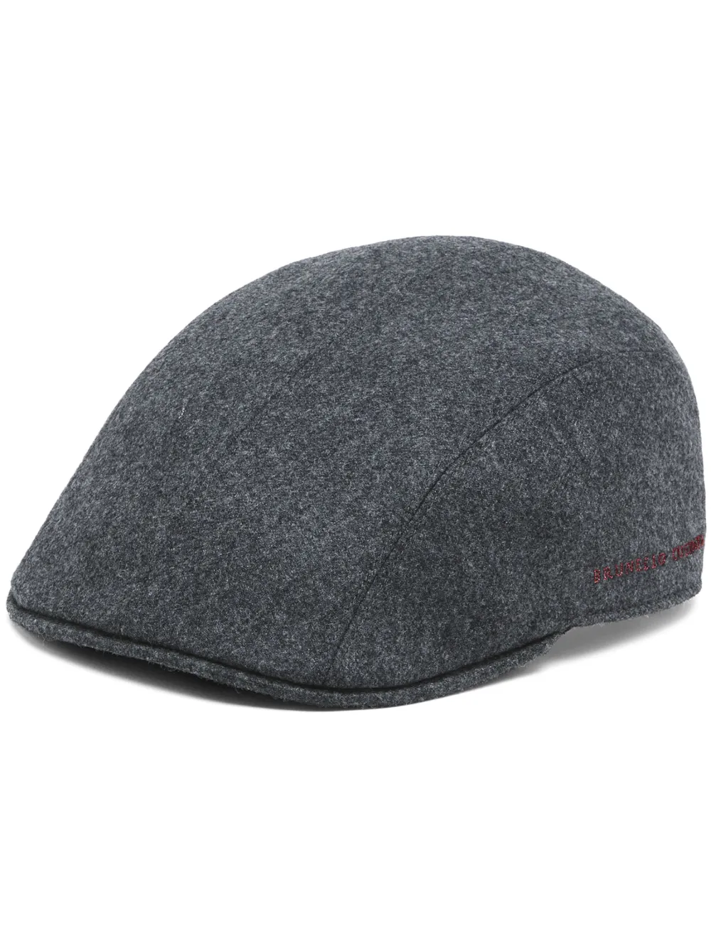 Brunello Cucinelli Virgin Wool Flat Cap Grey FARFETCH UK