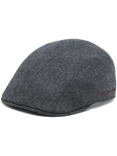 Brunello Cucinelli virgin wool flat cap