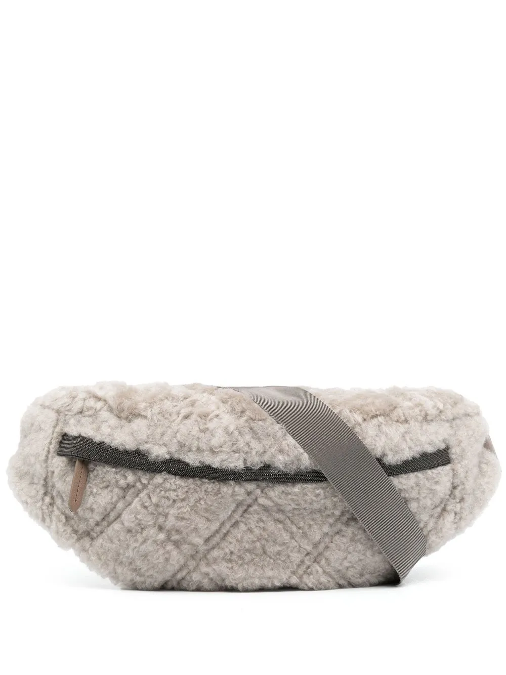

Brunello Cucinelli cangurera capitonada - Gris