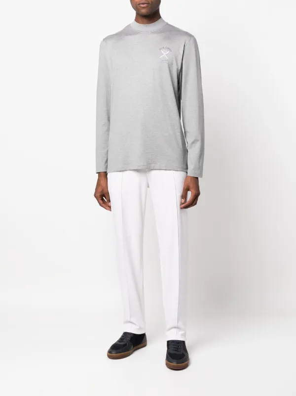 Brunello Cucinelli エンブロイダリー Tシャツ | グレー | FARFETCH JP