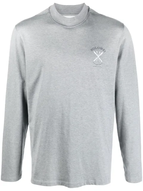 Brunello Cucinelli playera con bordado