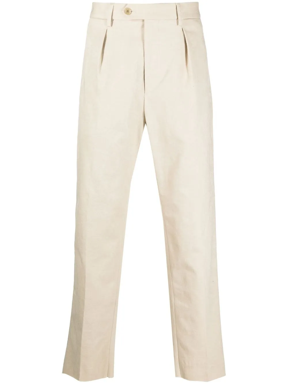 

ETRO pleat-detail chino trousers - Neutrals