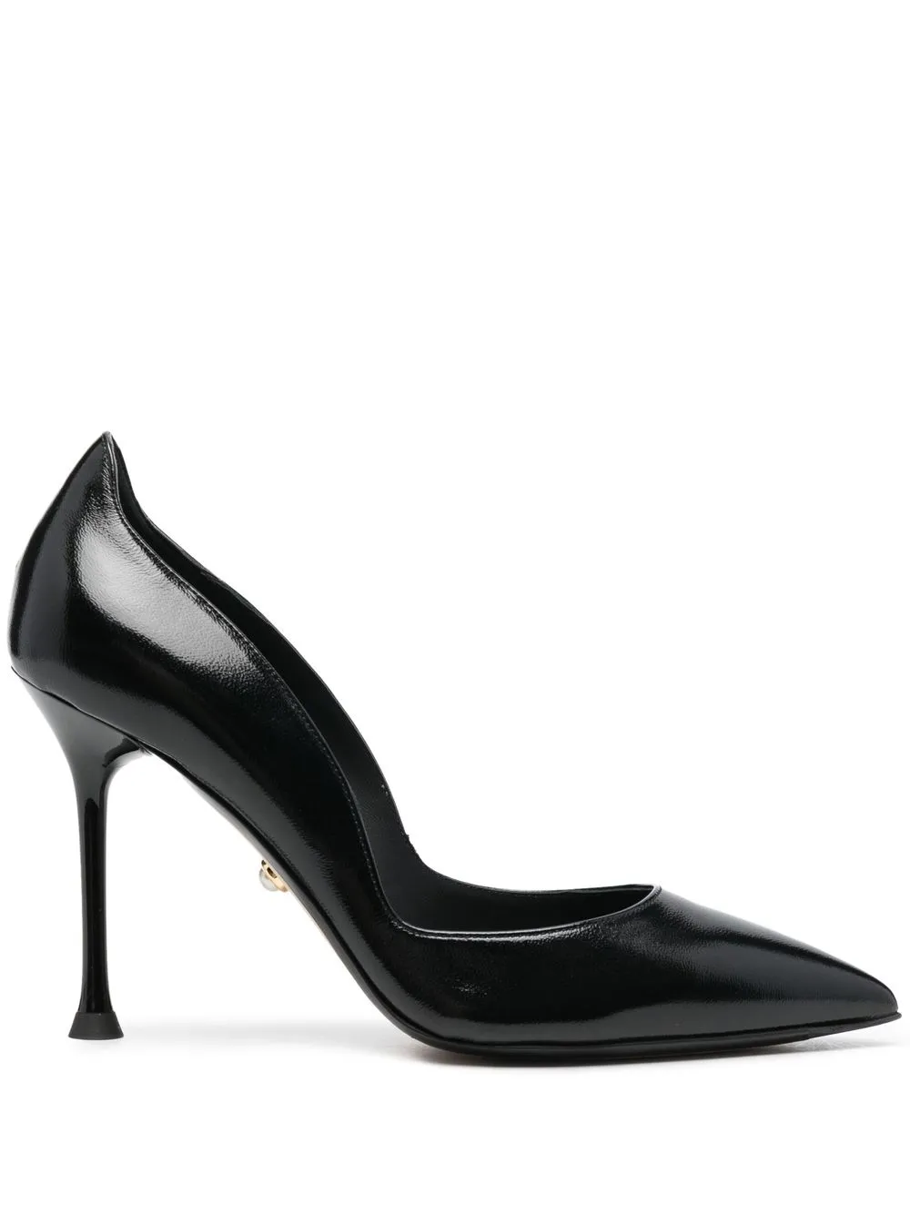 

Alevì Pretty pointed leather pumps - Black