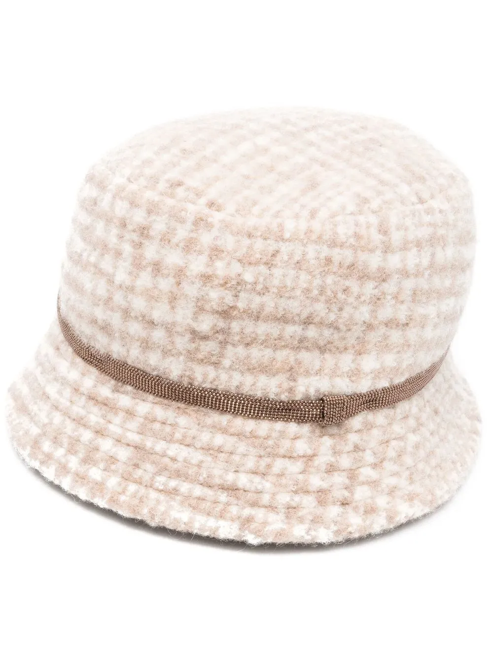 

Brunello Cucinelli gorro de pescador con detalle de cadena Monili - Neutro