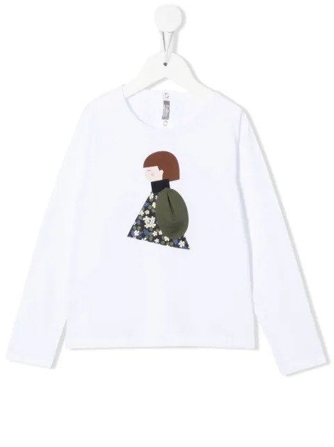 Il Gufo embroidered long-sleeved T-shirt