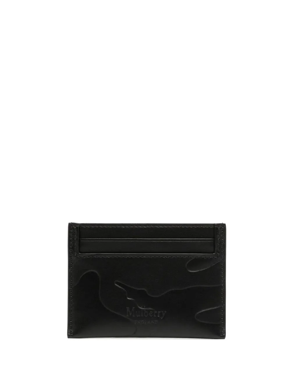 

Mulberry tarjetero con motivo en relieve - Negro