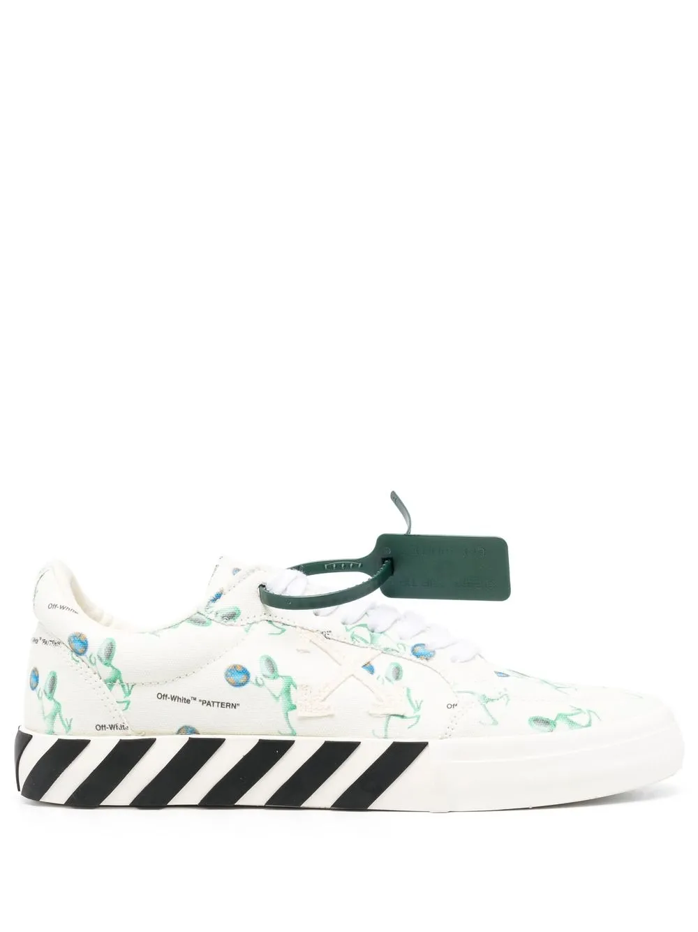 

Off-White graphic-print lace-up sneakers - Green