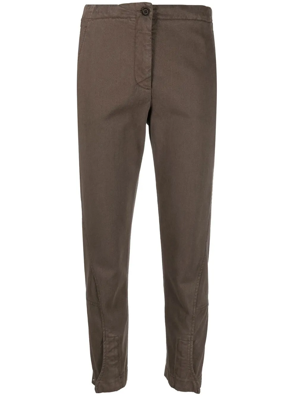 

ASPESI cropped tapered trousers - Brown
