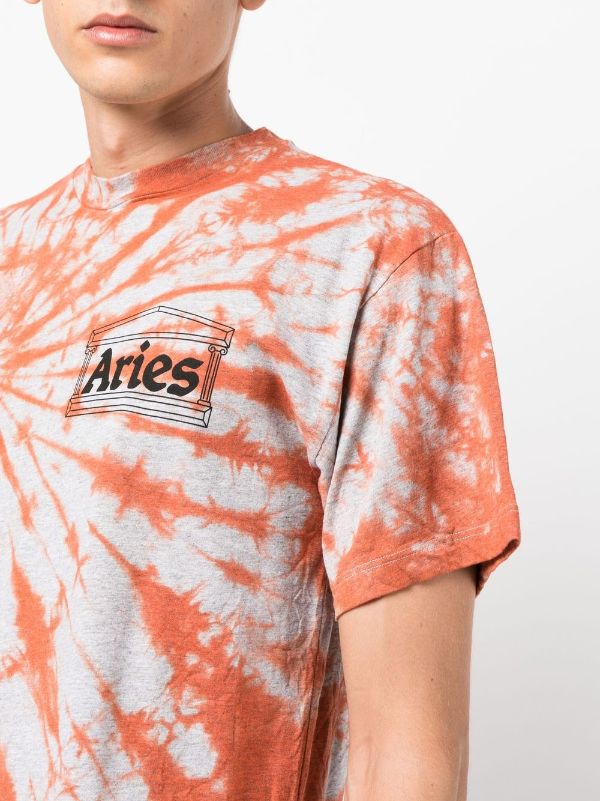 Aries タイダイ ロゴ Tシャツ - Farfetch