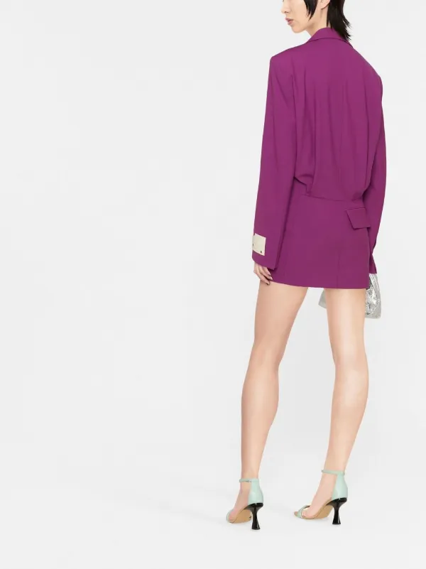 Robe blazer violet sale