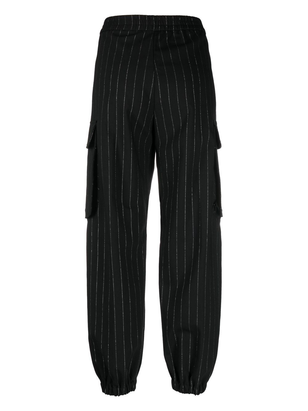 pinstripe cargo trousers