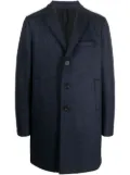 Harris Wharf London single-breasted overcoat - Blue