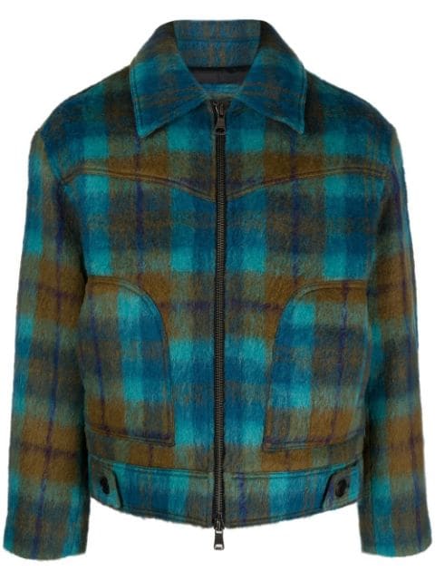 Andersson Bell check bomber jacket
