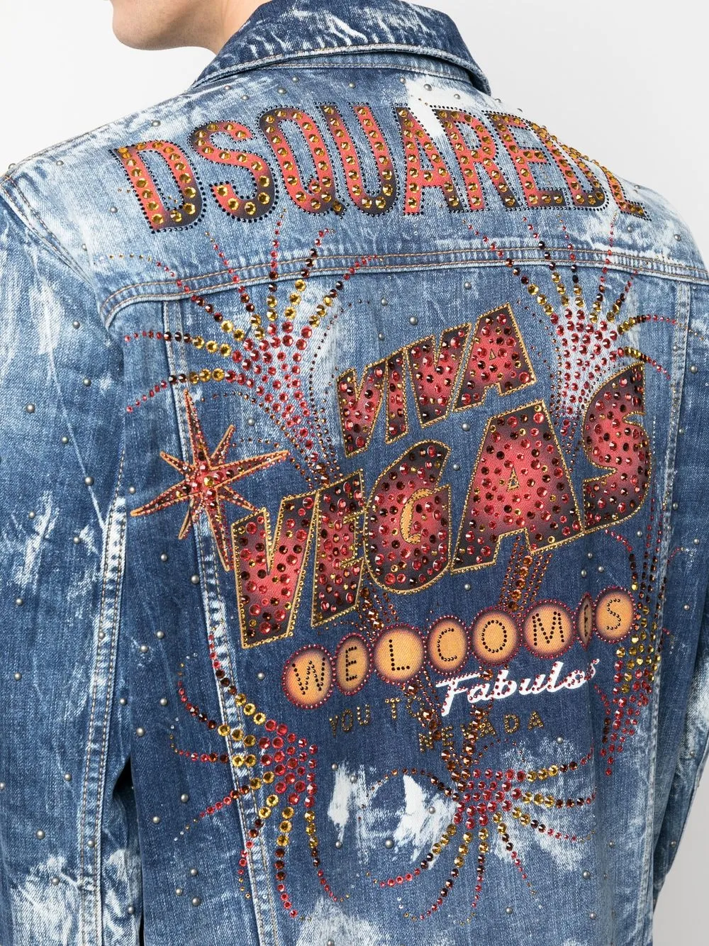 Dsquared2 ディースクエアード Viva Vegas ダメージ デニムジャケット - Farfetch