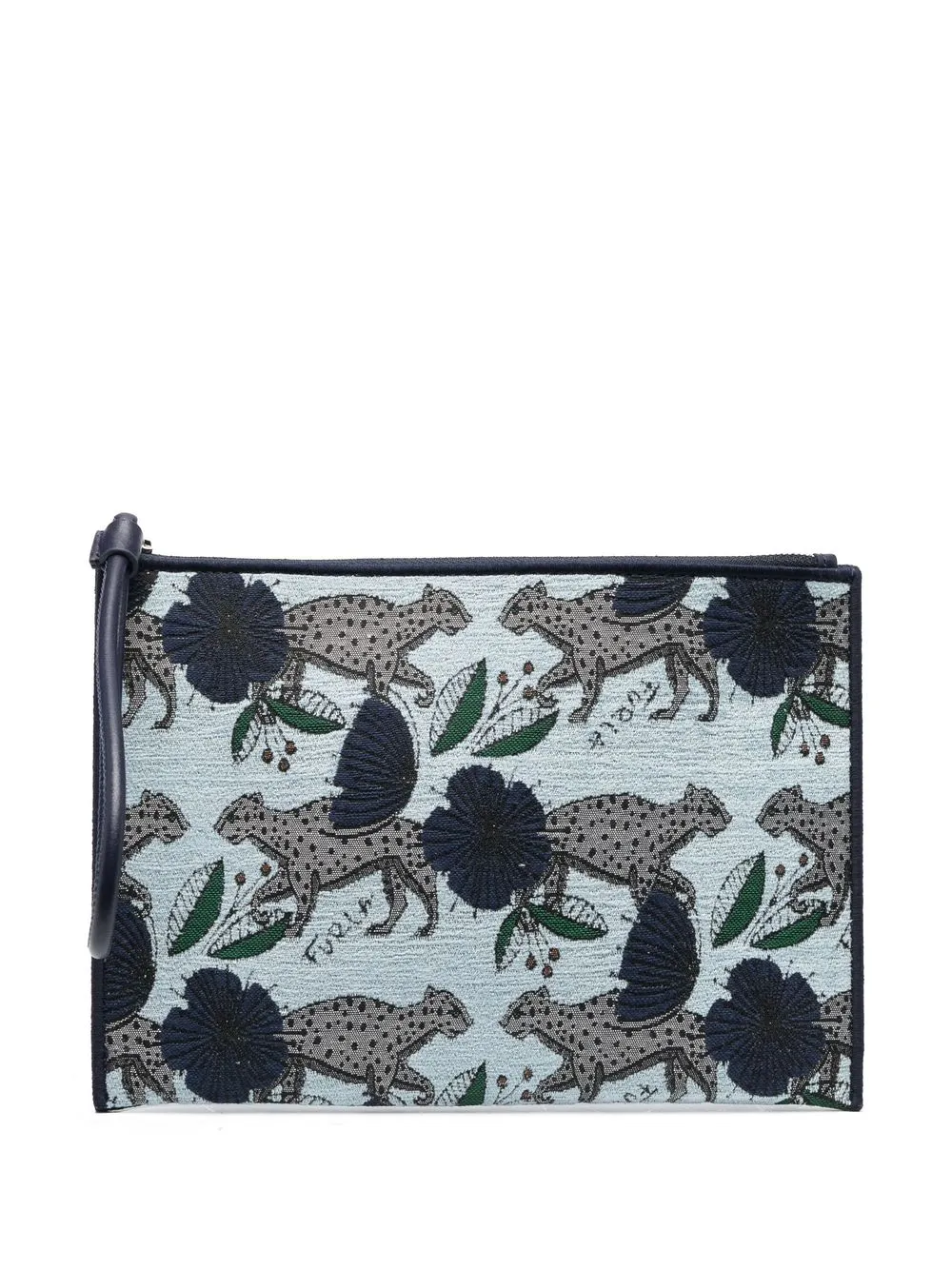 

Furla nature print clutch bag - Blue