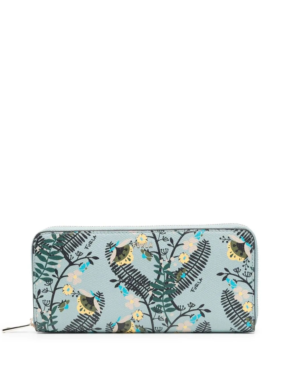 

Furla monedero con estampado floral - Azul