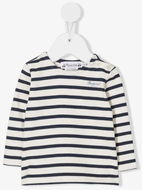 Bonpoint tröja med broderad logotyp