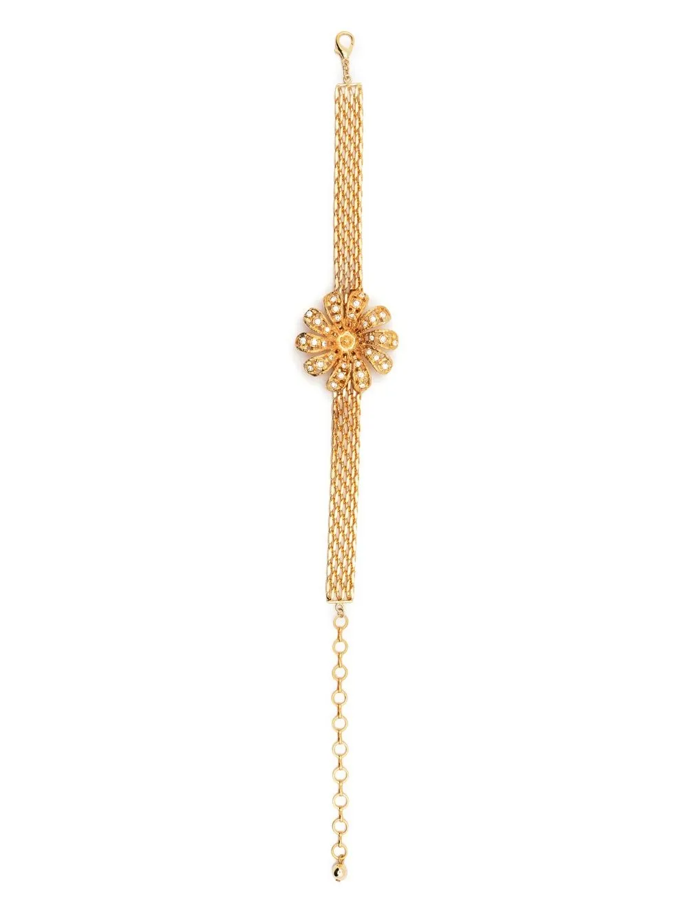 

Alessandra Rich crystal-embellished choker necklace - Gold