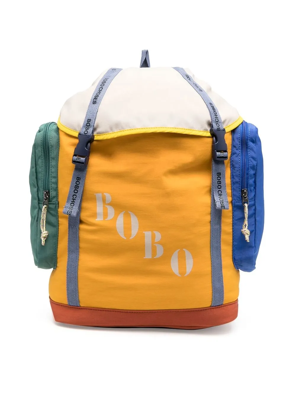 

Bobo Choses colour-block backpack - Orange