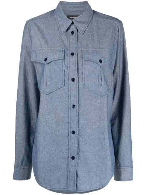 ISABEL MARANT button-up denim shirt