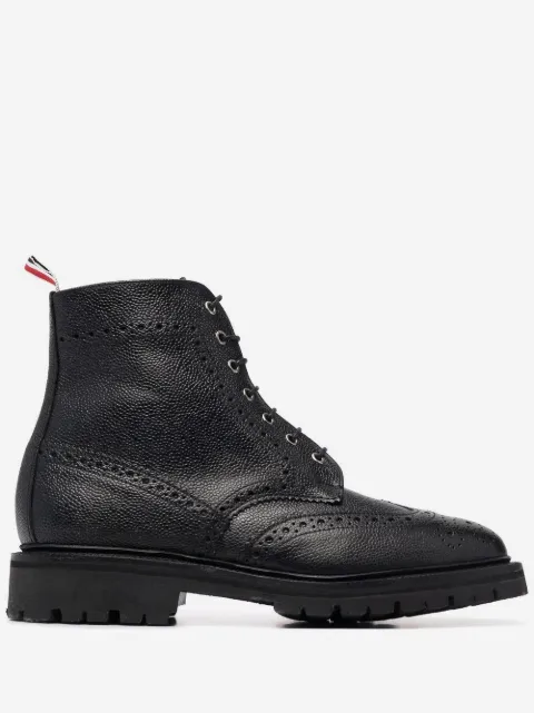 Thom Browne lace-up brogue boots