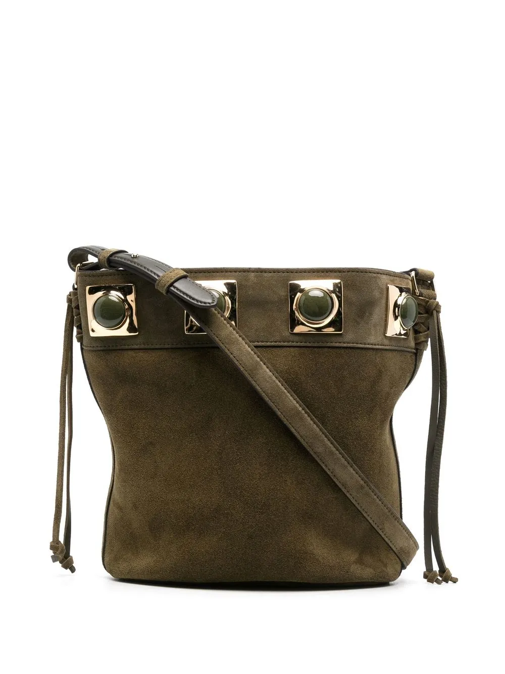 

ETRO bolsa bucket Crown Me pequeña - Verde