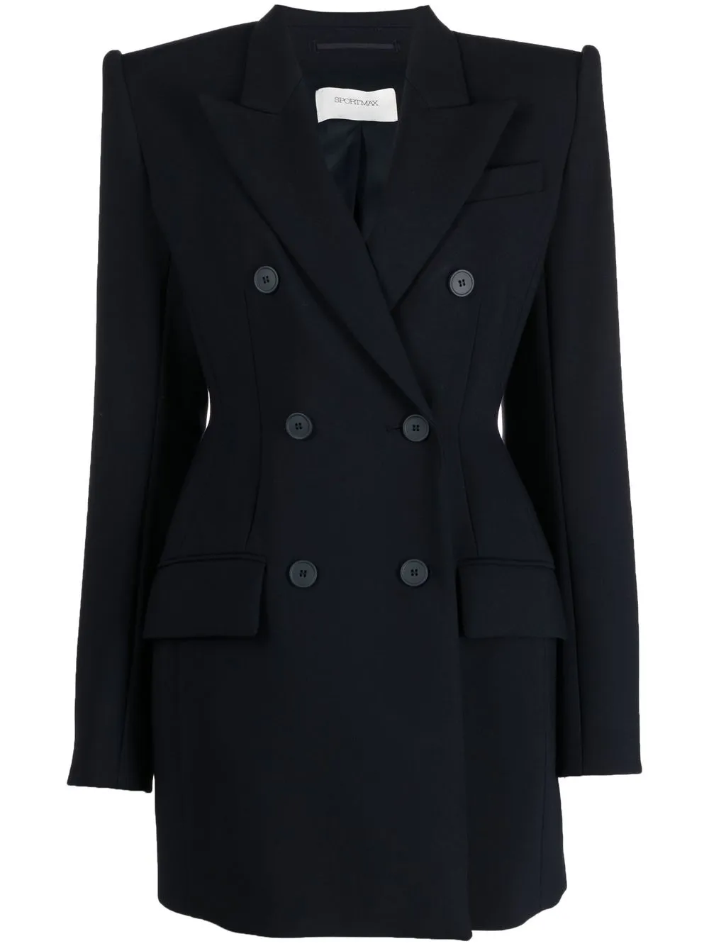 

Sportmax blazer con doble botonadura - Azul