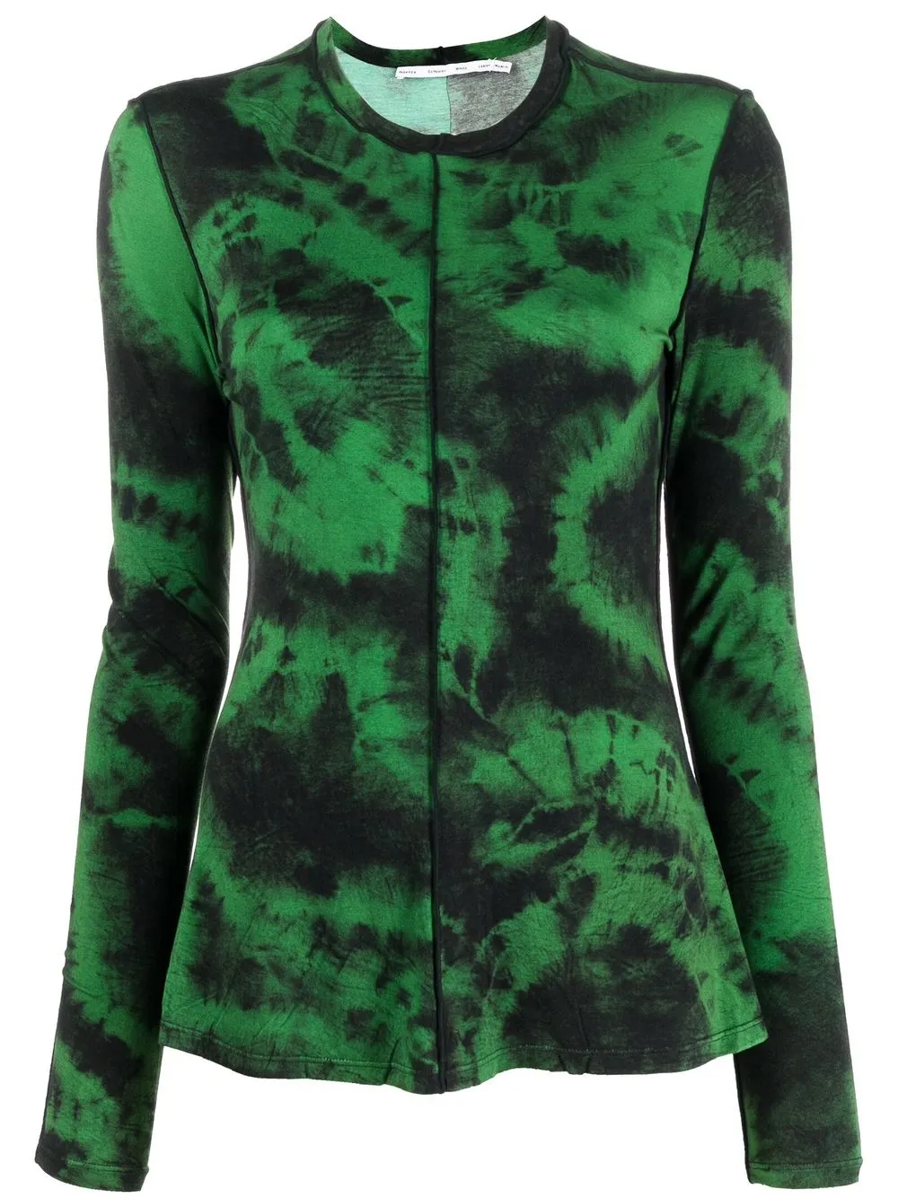 

Proenza Schouler playera con estampado tie-dye - Verde