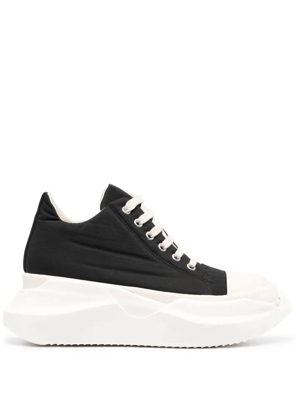 

Rick Owens DRKSHDW tenis Abstract con agujetas y suela gruesa - Negro