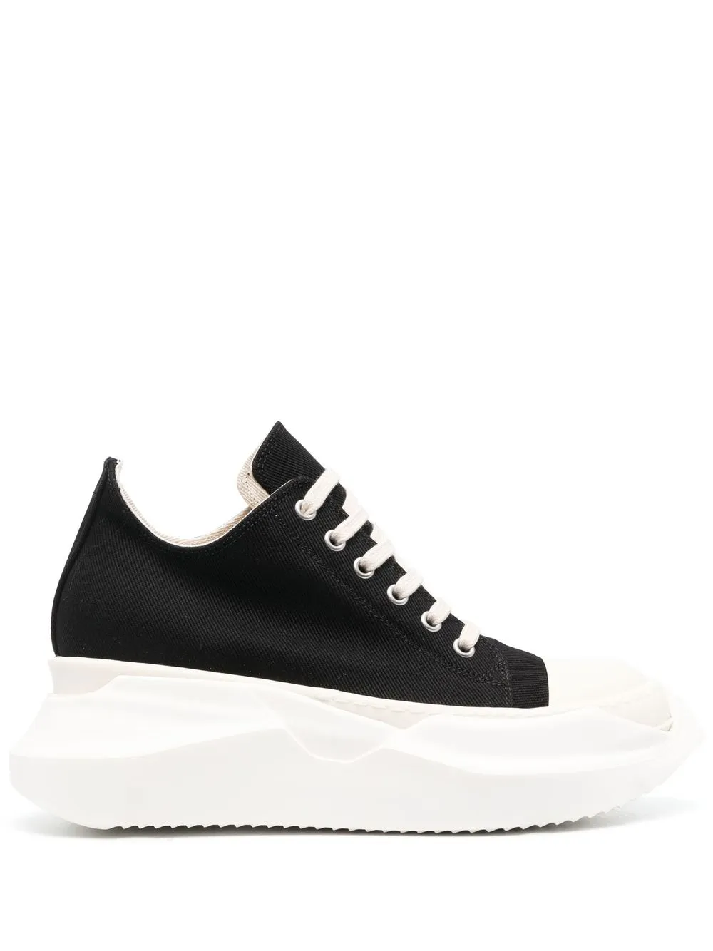 

Rick Owens DRKSHDW tenis Abstract con agujetas y suela gruesa - Negro